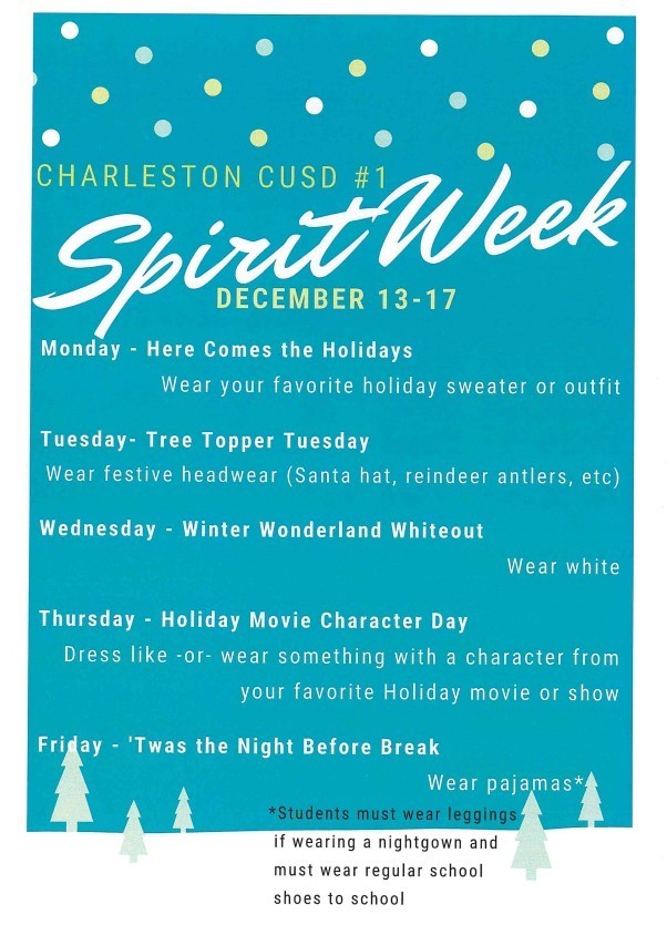 CUSD #1 Spirit Week