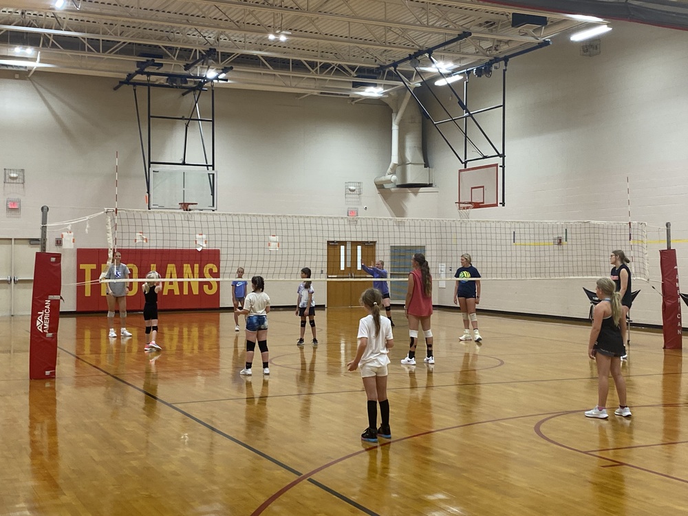 Trojan Volleyball Camps Charleston Middle School