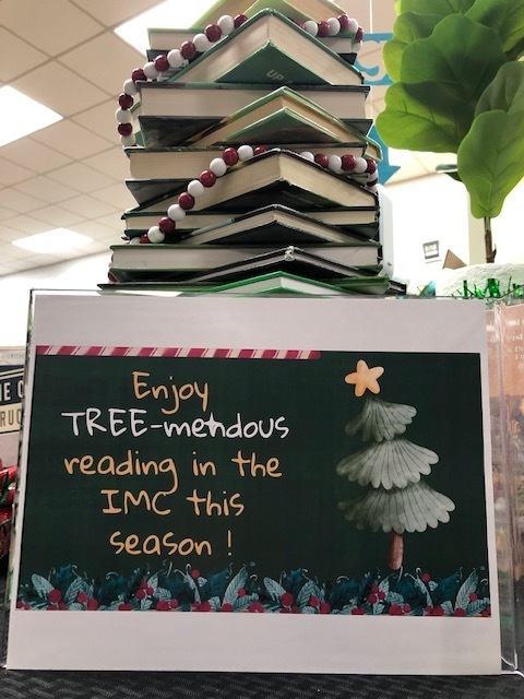 Students are encouraged to enjoy "treemendous" reading this season.