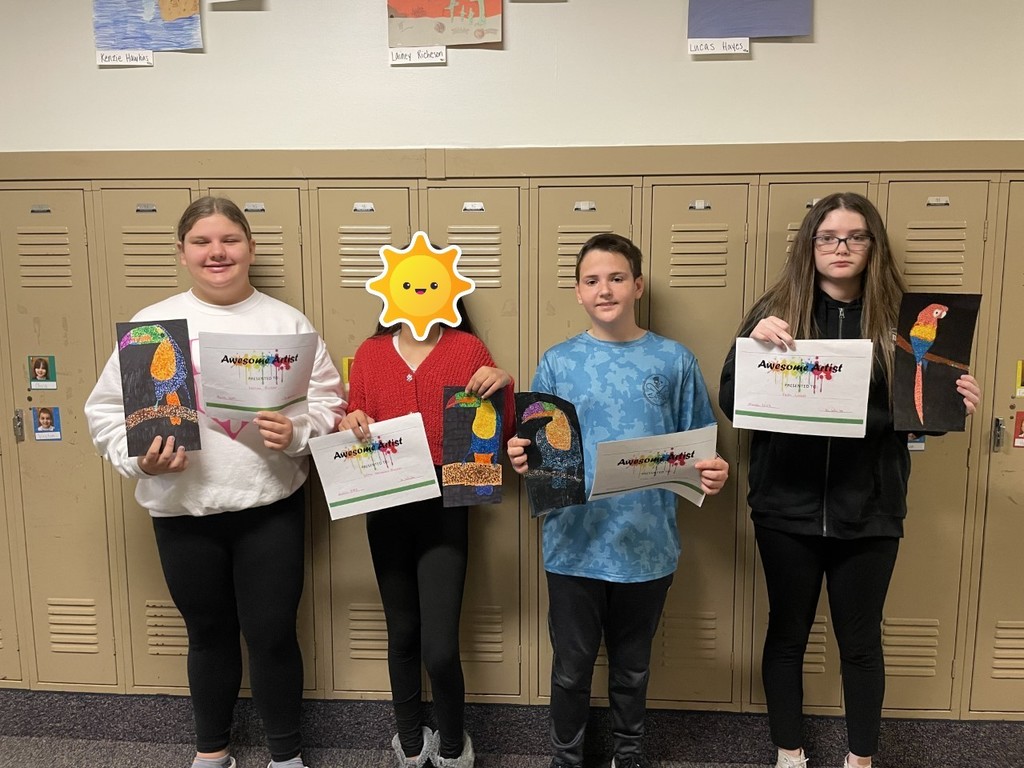 6th grade Awesome Artist