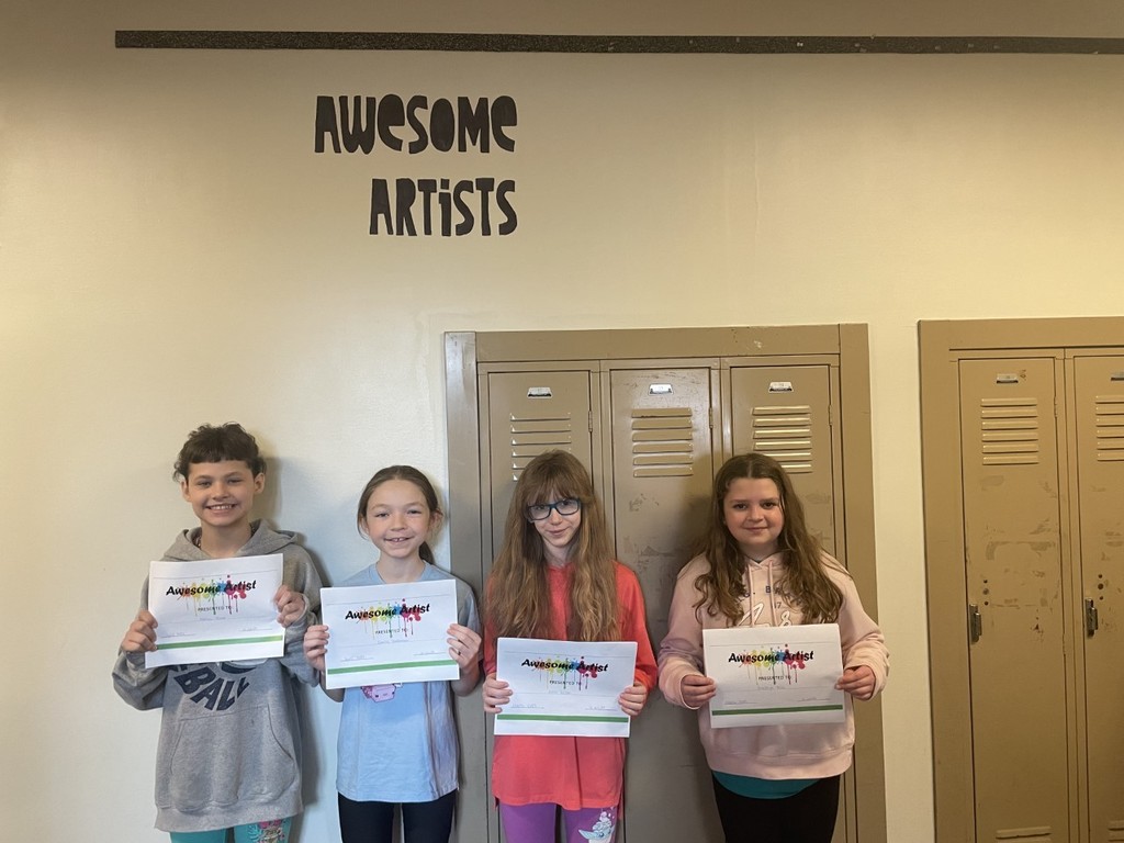 5th grade Awesome Artist-April 2023