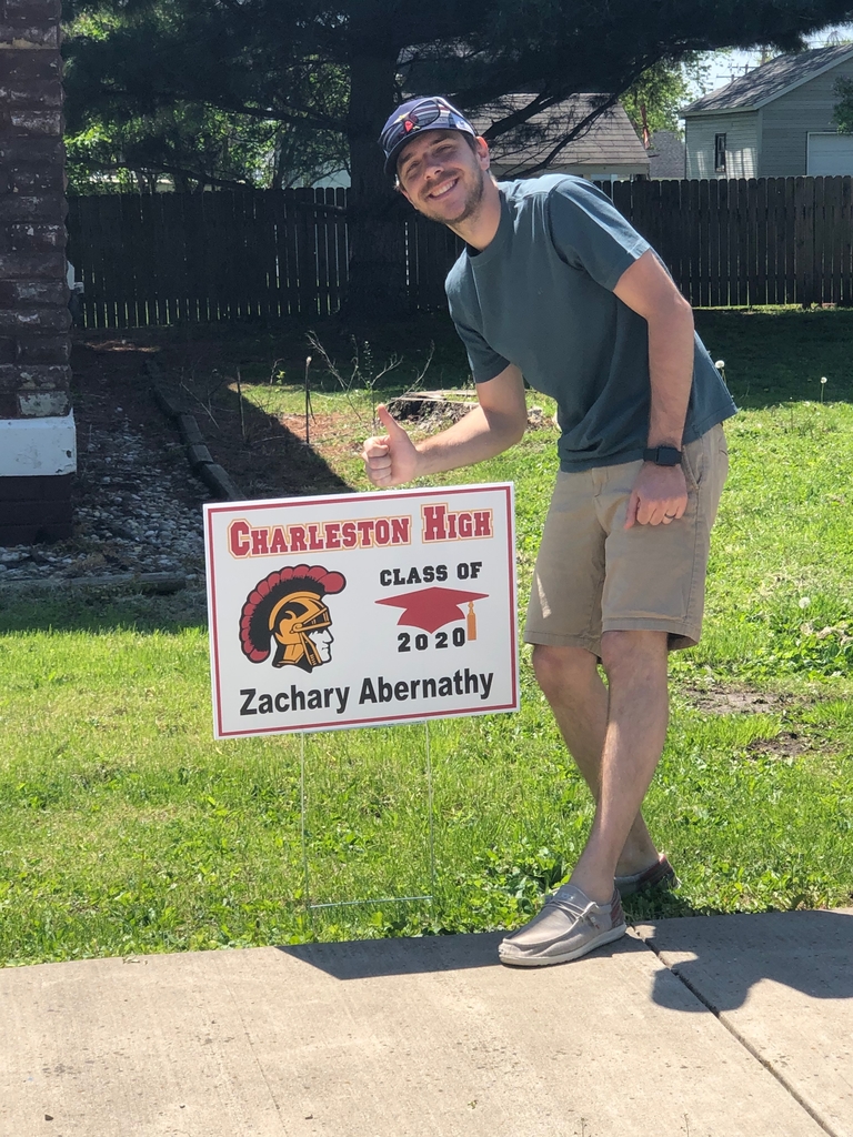 Mr Oakley delivering yard signs