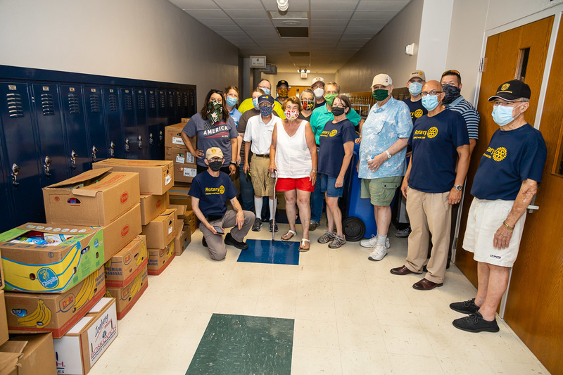 Charleston School District Food Distribution Crew